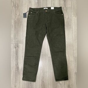 NWT BILLY REID Moleskin Jean in‎ Army Green Size 40